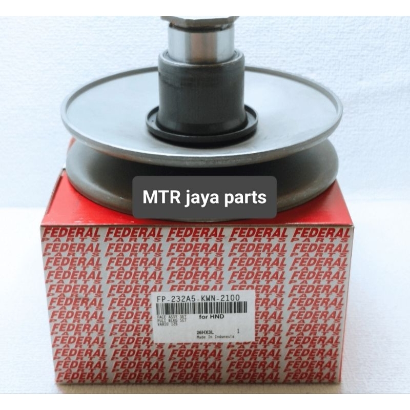 PULLY ONLY FACE ASSY SET FP-232A5-KWN-2100 KWN VARIO 125 FEDERAL PARTS ORIGINAL
