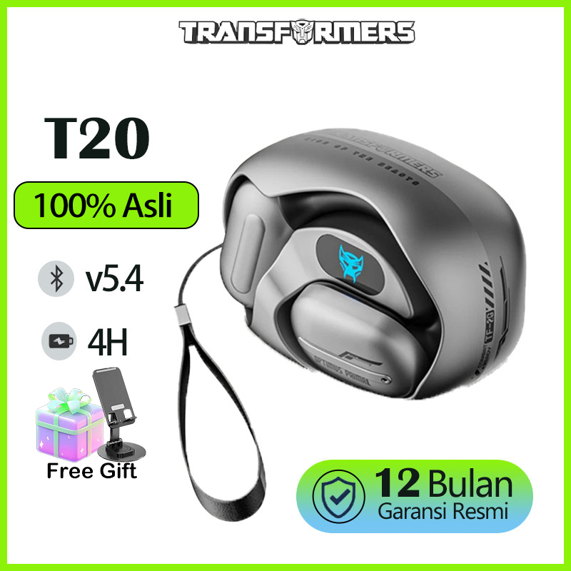 Transformers T20 Tws Ear Hook Earphone Gaming Low Latency