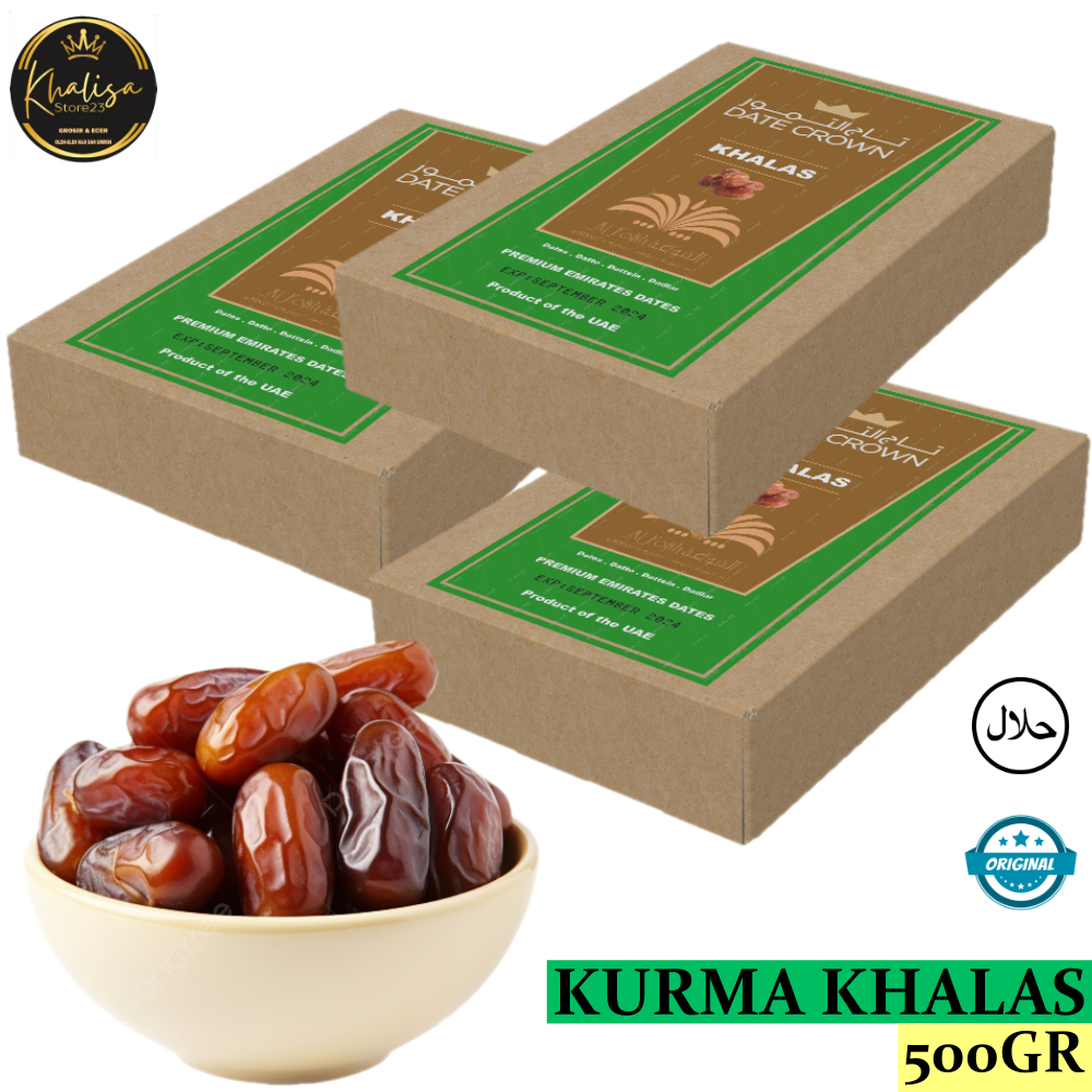 

Kurma khalas 500gr dates crowns khalas
