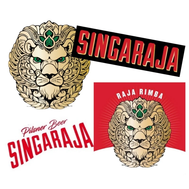 STICKER PACK SINGARAJA BEER/ MINUMAN KERAS