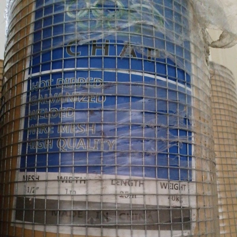 kawat ram /kawat loket galvanis lubang 1 cm x 1 MTR  anti karat