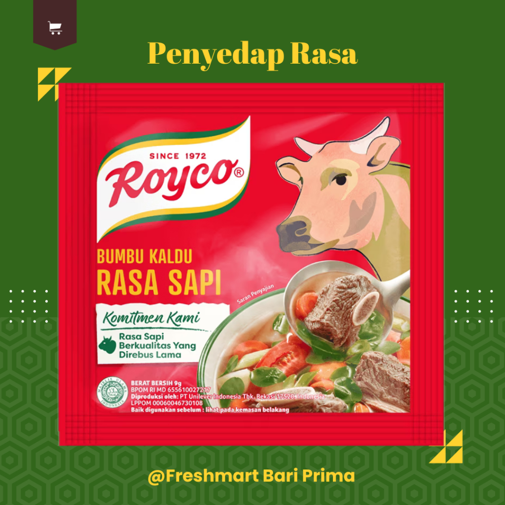 

Royco Kaldu Rasa Sapi 1 renceng 12 pc