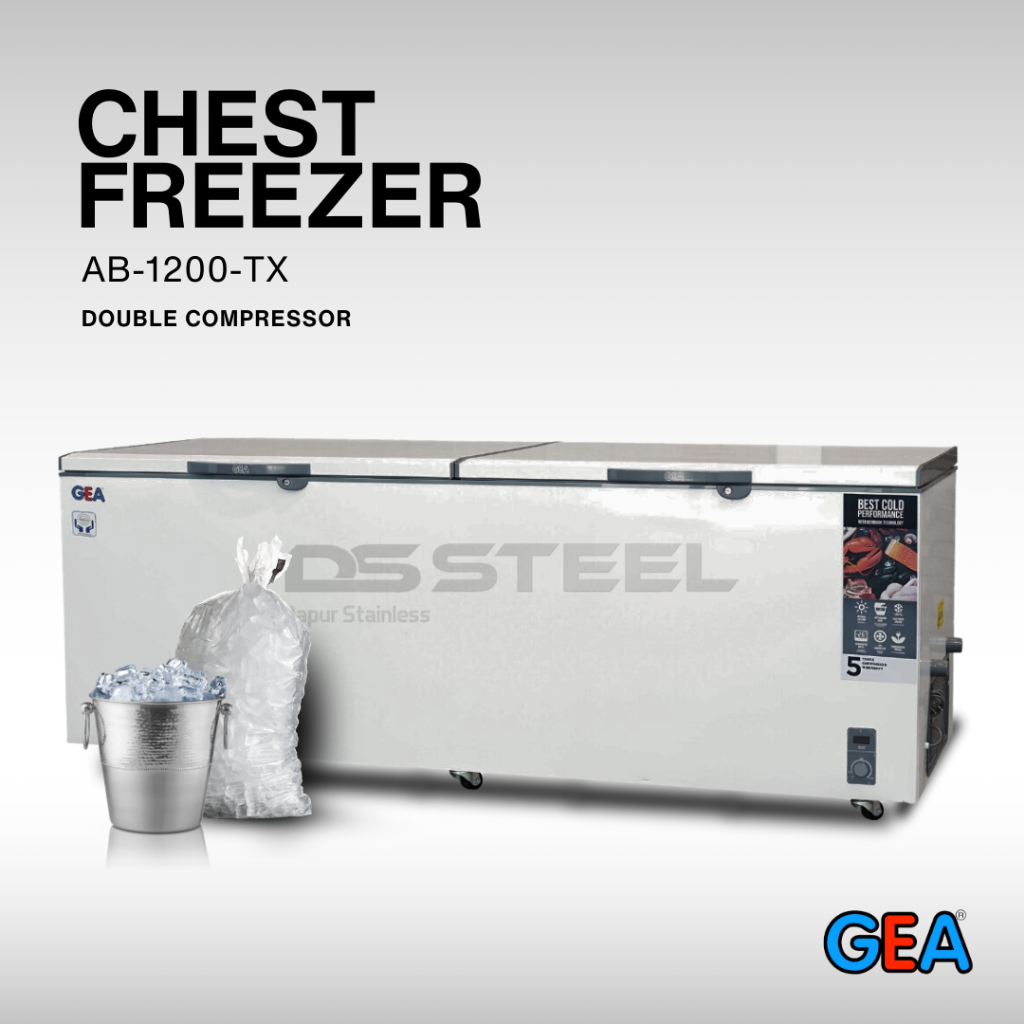 GEA FREEZER BOX AB-1200/Freezer Box GEA AB 1200TX / Frizer Rumahan AB 1200 TX