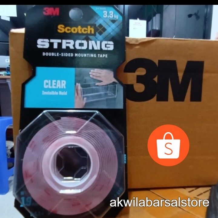 

Double Tape 3M Super Kuat Ukuran 19 mm x 1,5meter