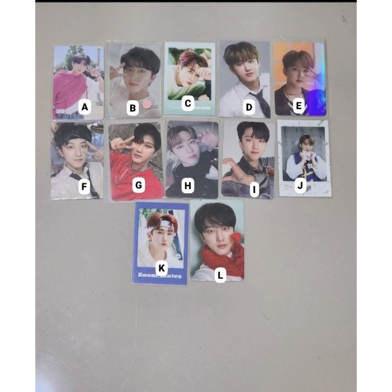 Changbin Photocard Maxident, Nacific, Seoason Greeting, Christmas EveL, Noeasy