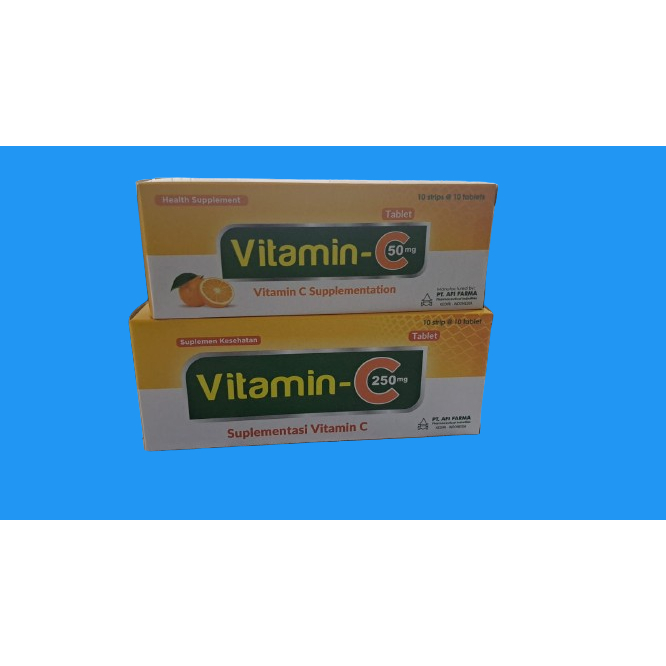 VITAMIN C 50MG, 250MG AFI