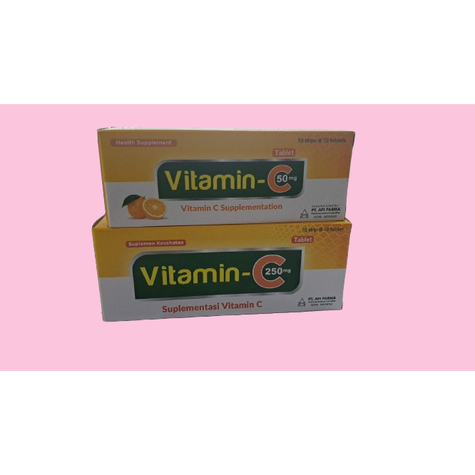 VITAMIN C 50MG, 250MG AFI