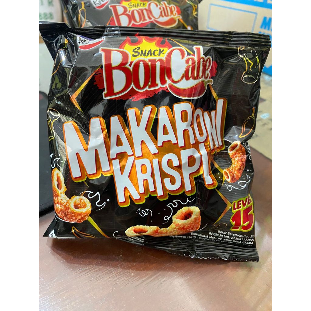 

Snack Bon Cabe Makaroni Krispi Level 15 isi 10 Bks @27gram