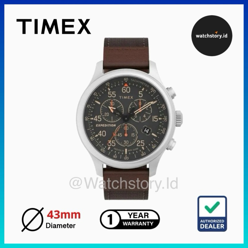 Jam Tangan Analog Timex Expedition Field Chronograph TW4B26800