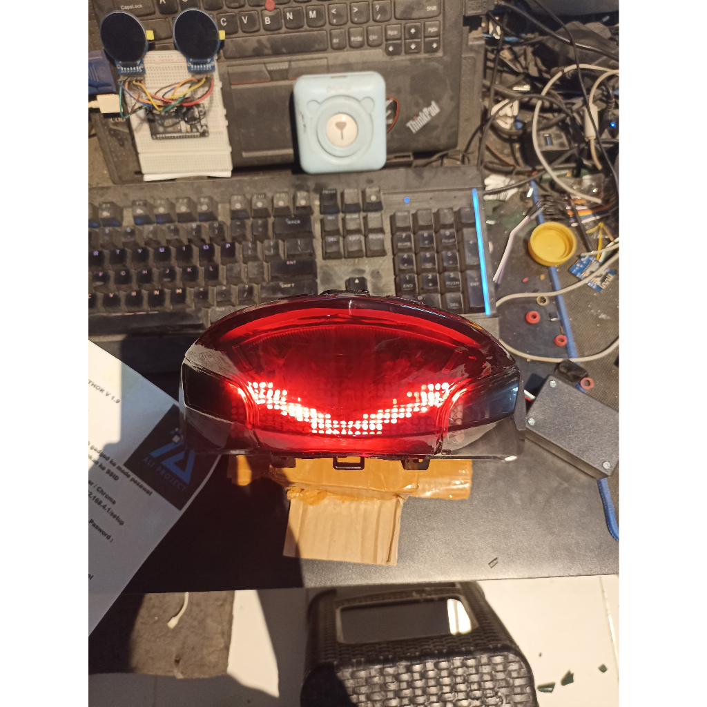 Stoplamp Custom Runningtext Vario 110 FI / 110 LED (Wajib DC)