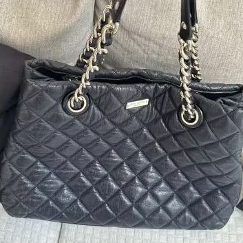 preloved tas Kate spade Tote bag hitam Kate Spade Women's Black Gold Coast Maryanne Tote Bag