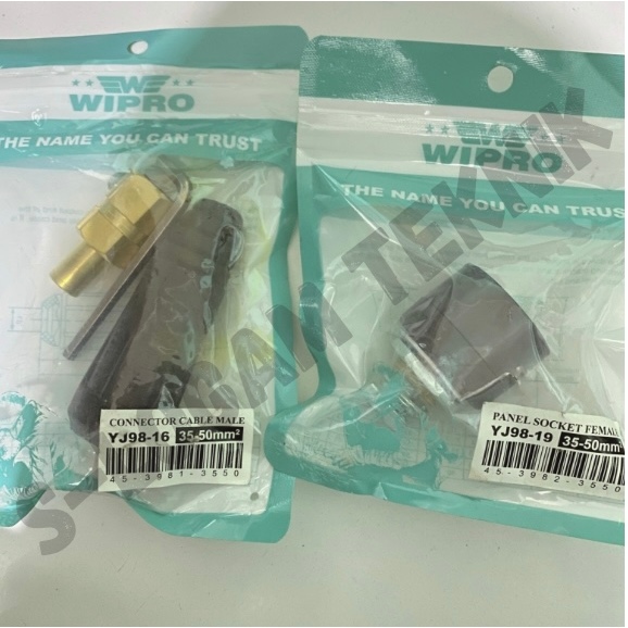 Connector Cable Las Male Female WIPRO 35-50  mm Konektor Kabel - Set Male Female