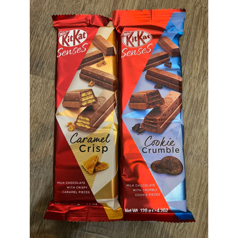 

Kitkat senses (Caramel Crisp dan Cookie Crumble) Original singapore