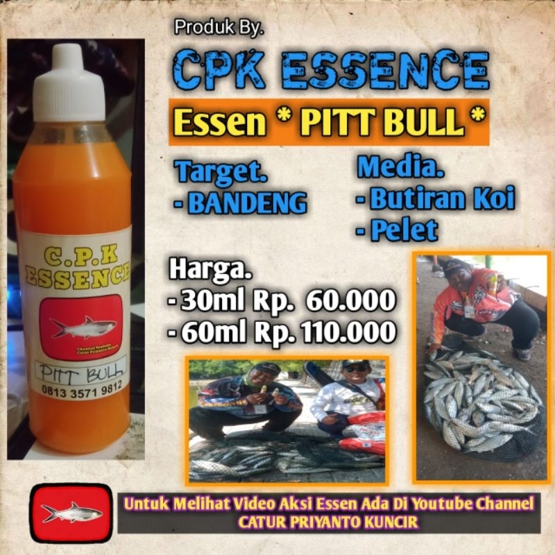 ESSEN CPK PITTBULL UNTUK IKAN AIR TAWAR ... MURAH