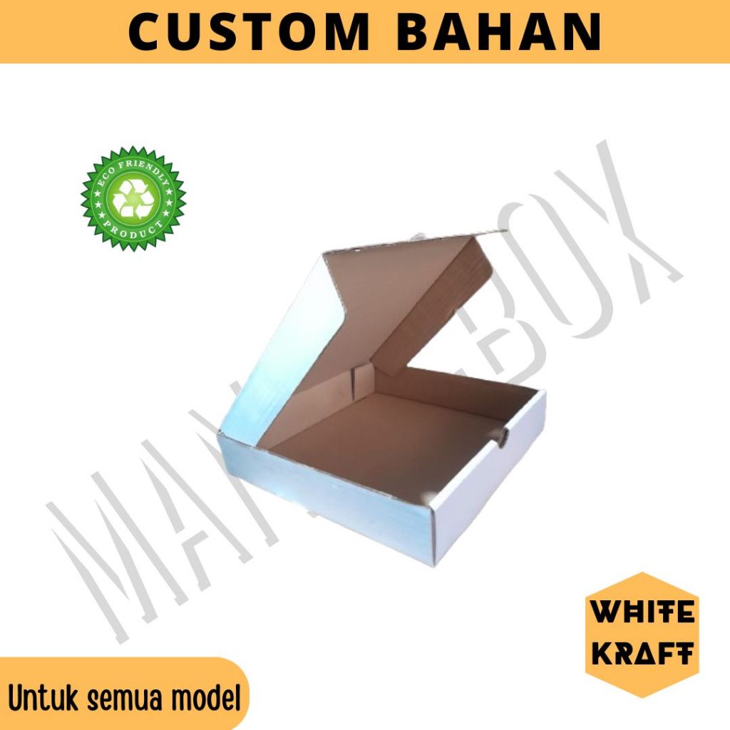

Custom warna bahan kardus (minimal sesuai ukuran)