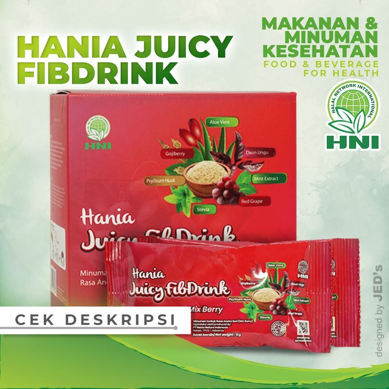 

HANIA JUICY FIBDRINK - Minuman Fiber HNI / HPAI