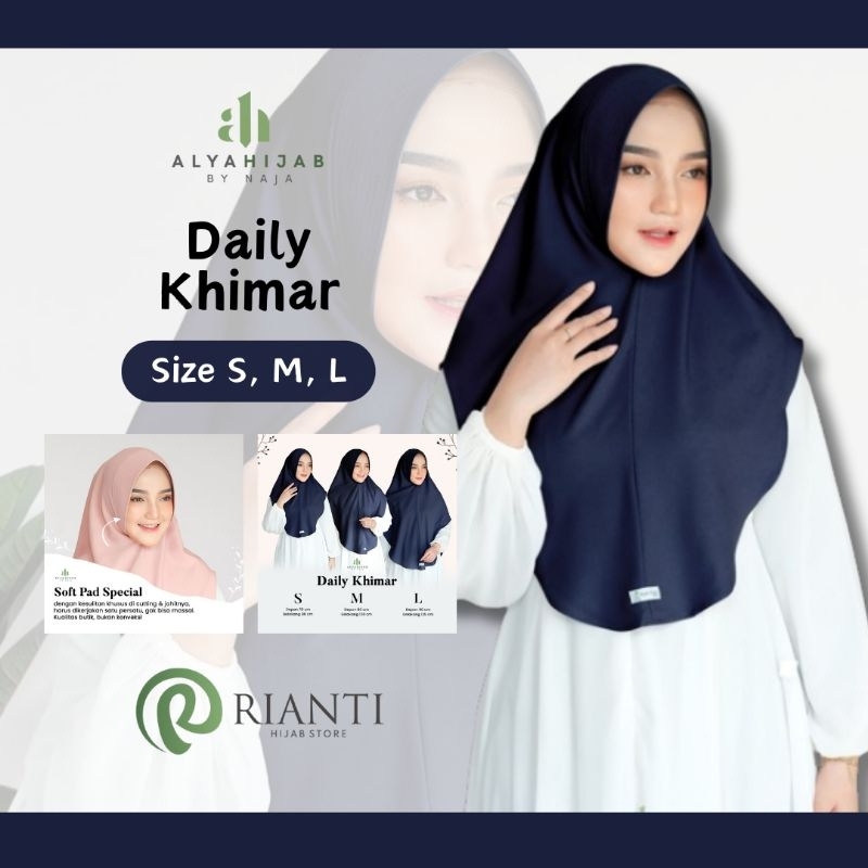 Hijab Nyaman - Daily Khimar - Alya Hijab by Naja