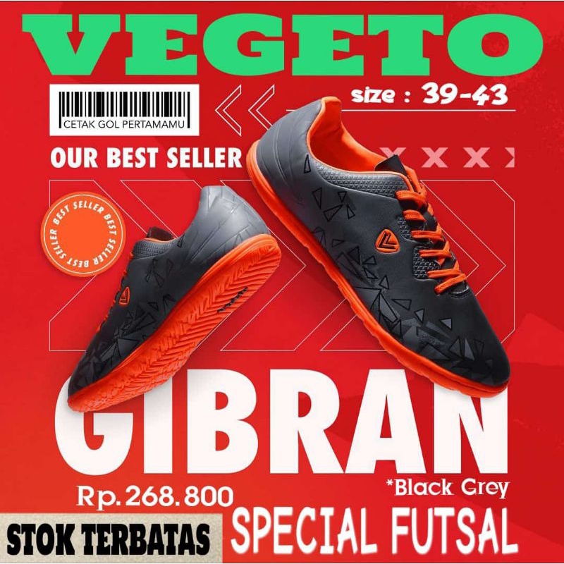 Sepatu Futsal Vegeto Sepatu Futsal Original Sepatu Futsal Sangat Bagus