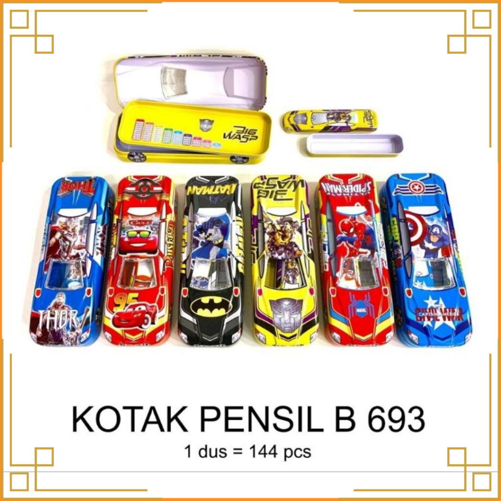 

Kotak pensil kaleng mobil B-693