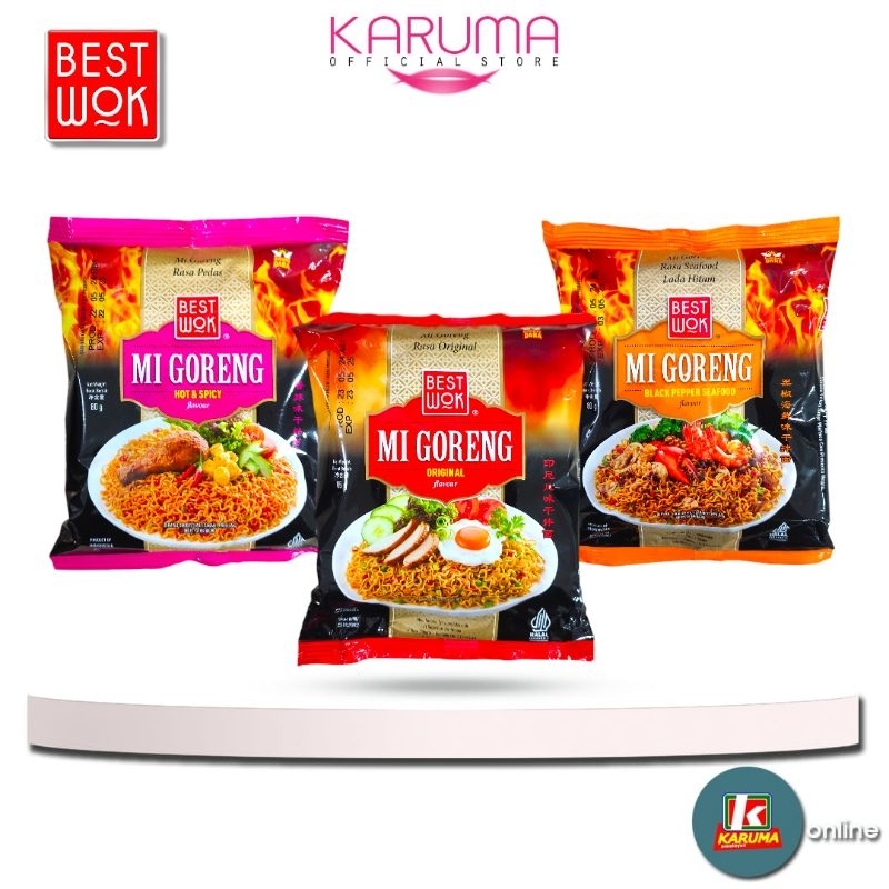 

Best Wok Mi Goreng 80-85g Mie Instan BestWok