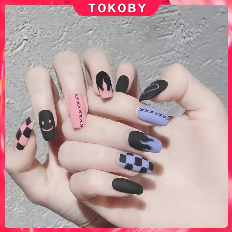 Nail Art Kuku Palsu model api bebek kuku palsu 3D