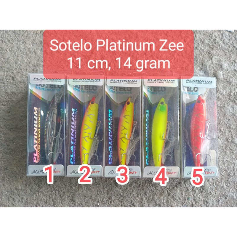 Sotelo Platinum Zee 11cm, 14 gram