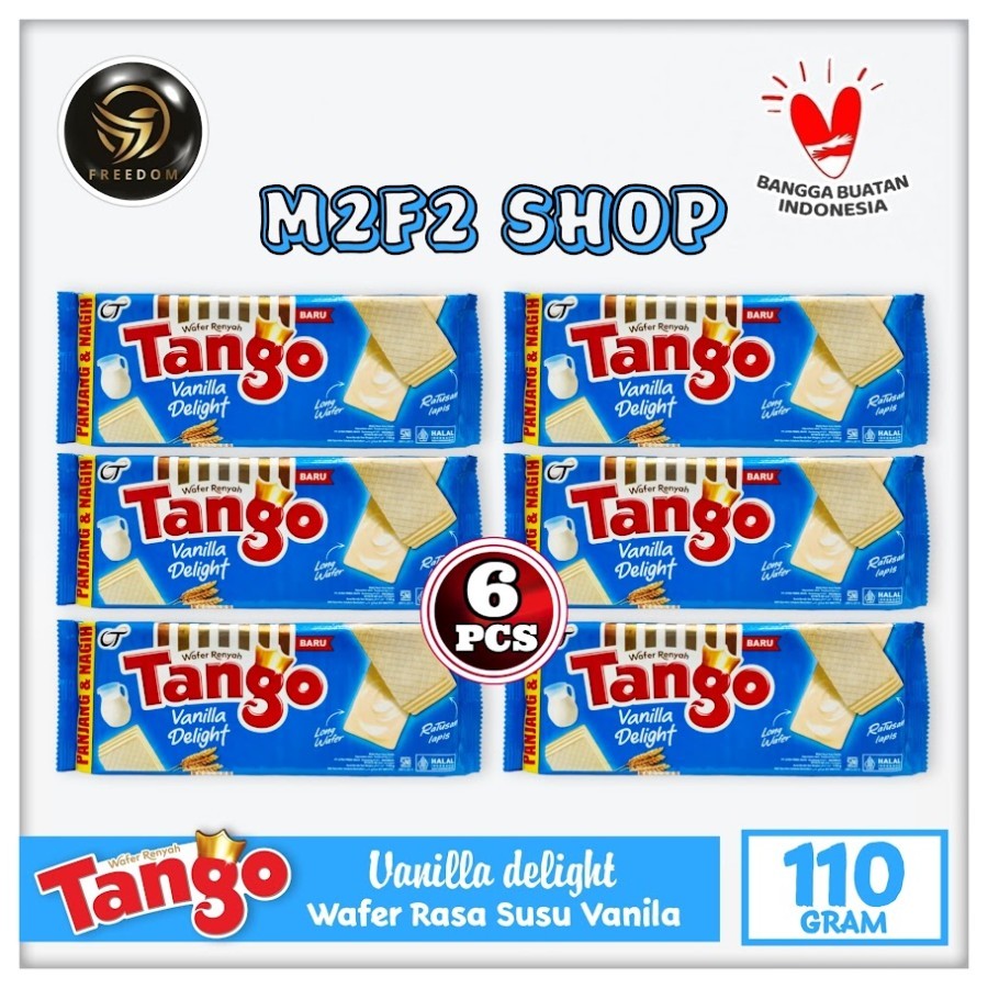 

Tango Wafer Vanilla Delight | Susu Vanila - 110 gr (Kemasan 6 Pcs)