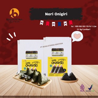 

RB NORI ONIGIRI (100 LEMBAR!) Nori Wrapper Khusus Bungkus Nori Triangle / Sushi Nori (PROMO!)