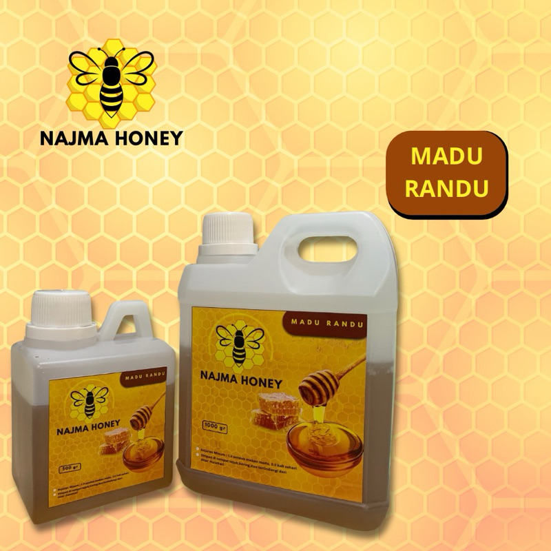 

Madu Randu Asli Murni Najma Honey 500 gram dan 1000 gram