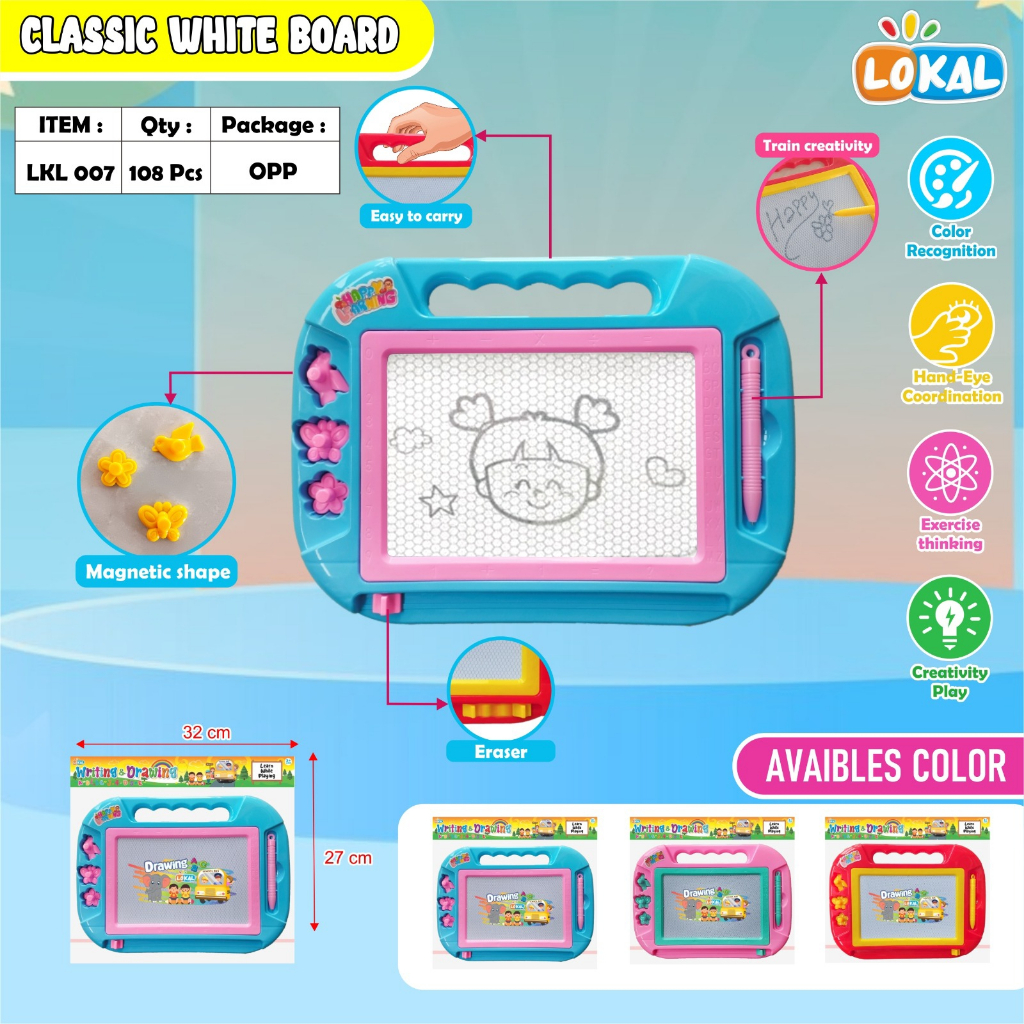 

MAINAN PAPAN TULIS MAGNET MAGIC DRAWING BOARD LKL007 BELAJAR MENGHITUNG MENULIS MENGGAMBAR