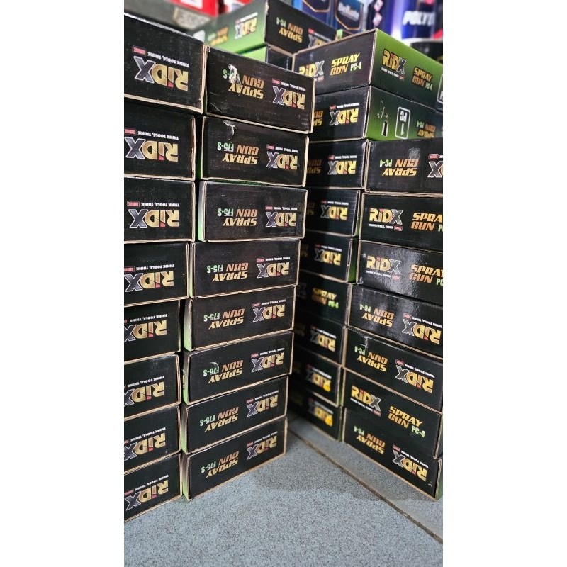 Spray Gun ridx untuk mobil,kereta,motor dll, penyemprot cat, tabung atas, tabung bawah, gun cat, spr