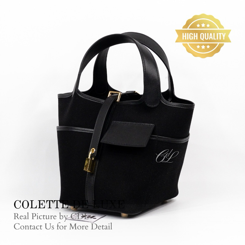 Picotin Lock Cargo Noir Black GHW
