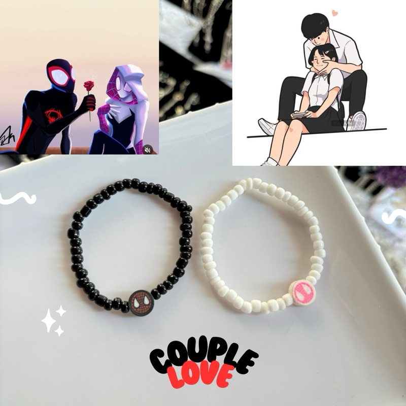 GELANG COUPLE MANIK SPIDERMAN/ GELANG COUPLE / GELANG PASANGAN SPIDERMAN