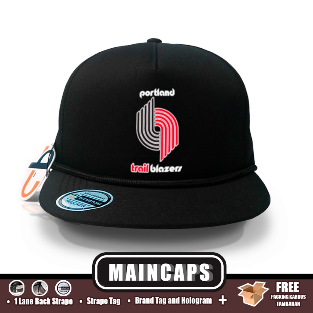 Maincaps - Topi Snapback Drill PORTLAND TRAIL / Topi Baseball / Basketball / NBA / Topi Calssic / To