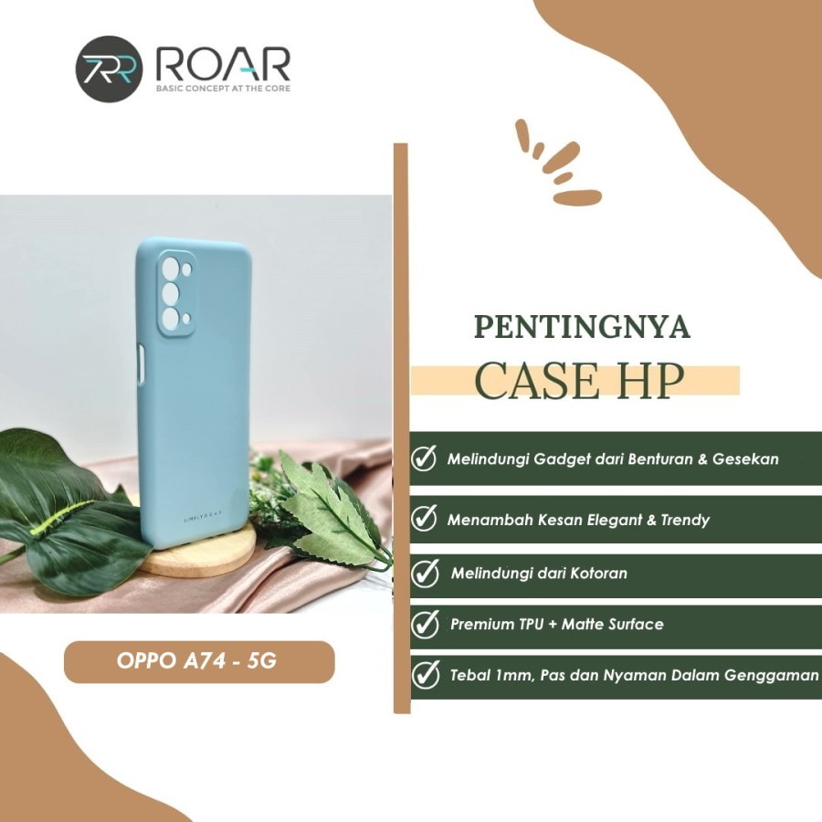 ROAR SPACE Soft Silicone Case OPPO A74 5G