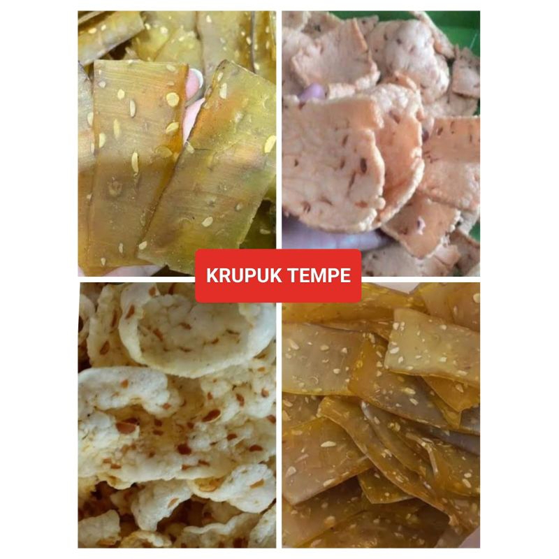 

Krupuk tempe 500gram