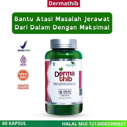 Kapsul Dermathib Obat Jerawat Dan Penghilang Bekas Jerawat DiWajah Badan Punggung Original