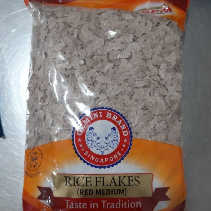 

RICE FLAKES POHA RED MEDIUM SPM 500G / Serpihan Nasi Merah