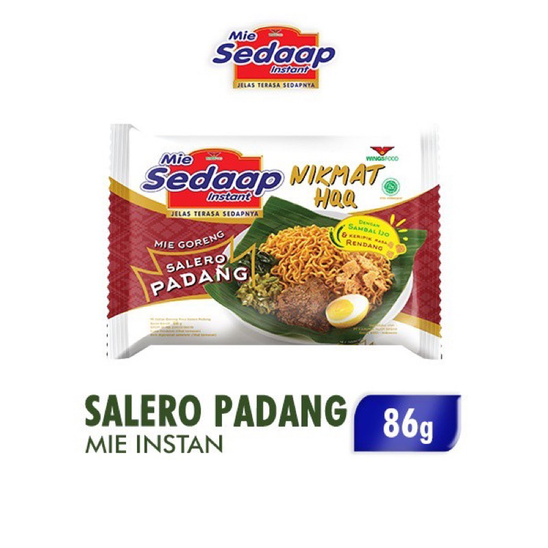 

Sedaap Mie Instan Goreng Salero Padang 86g