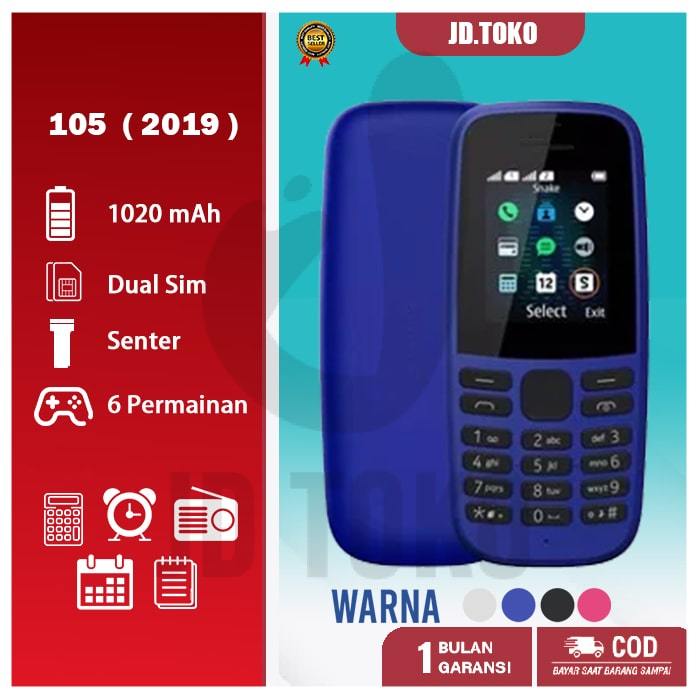 New HP Nokia 105 2019 Dual Sim bisa indonesia