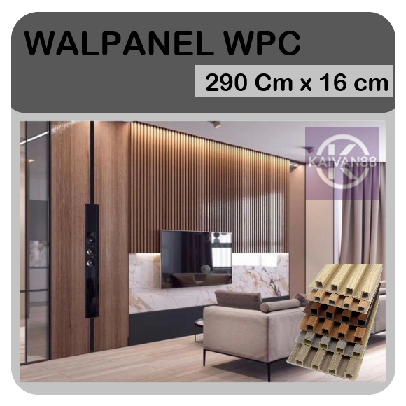 KAIVAN88 Wall Panel Hiasan Dinding Wood Panel WPC 2.9METER x 16CM