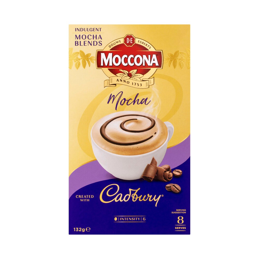 

Moccona Cadbury Mocha Sachets | 8 pack Australia