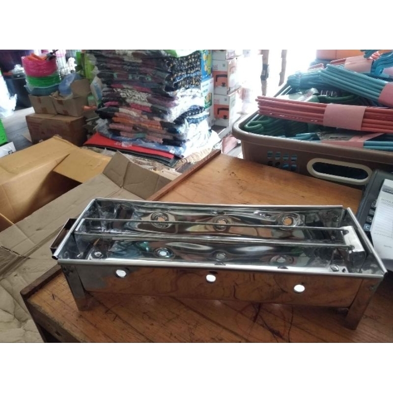Panggangan SATE Bakaran Ikan Stainless anti karat panjang 30 cm