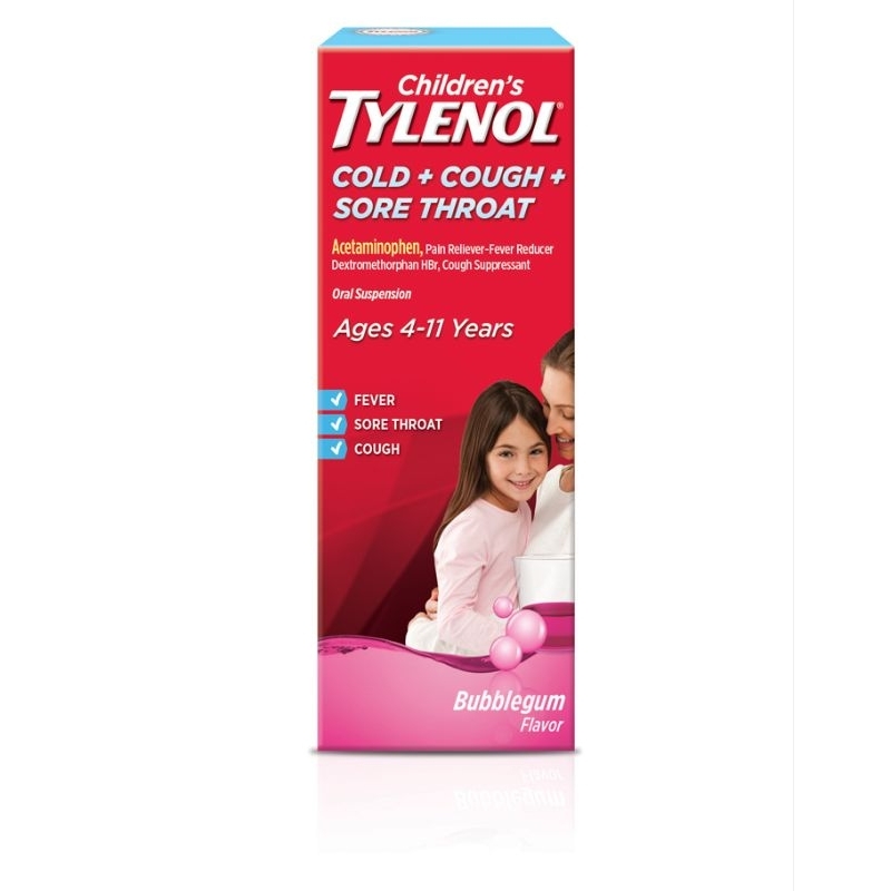 Tylenol Cold + Cough + Sore Throat age 4 - 11 Years