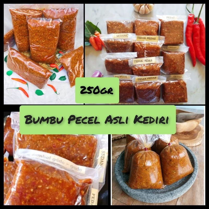 

SAMBEL BUMBU PECEL ASLI KEDIRI (250 GR)