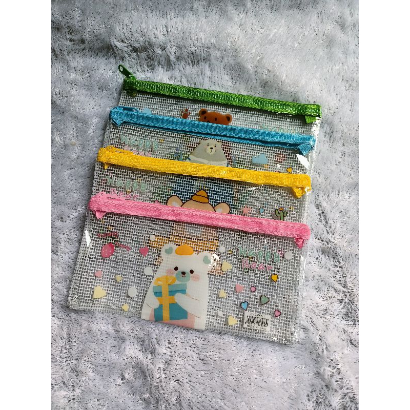 

pouch tempat pensil/tempat pensil jaring