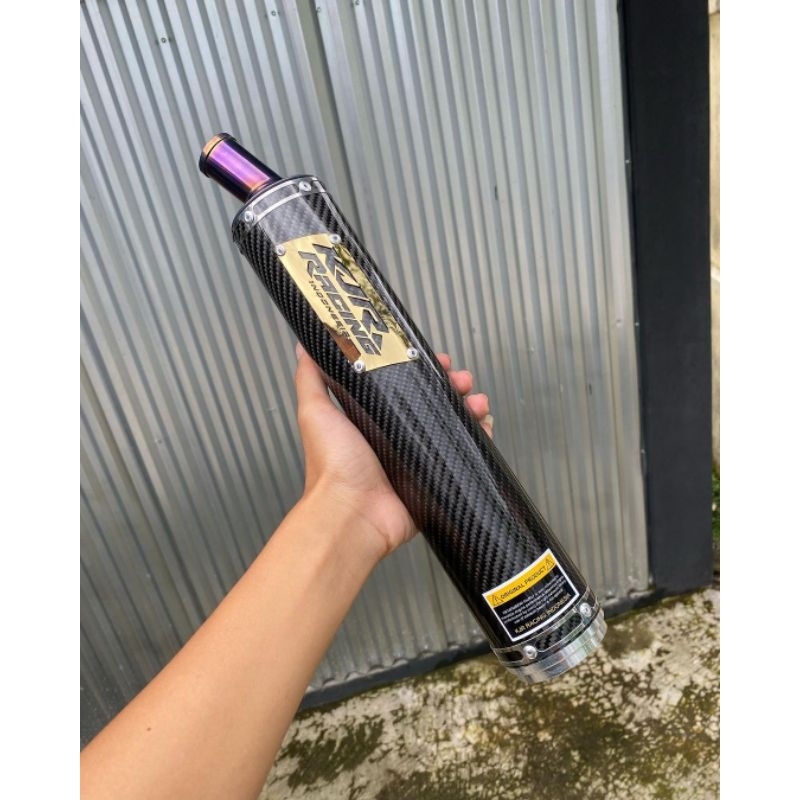KNALPOT SILINCER NINJA 2TAK SILINCER 2TAK CARBON KEVLAR ORIGINAL KJR INDONESIA