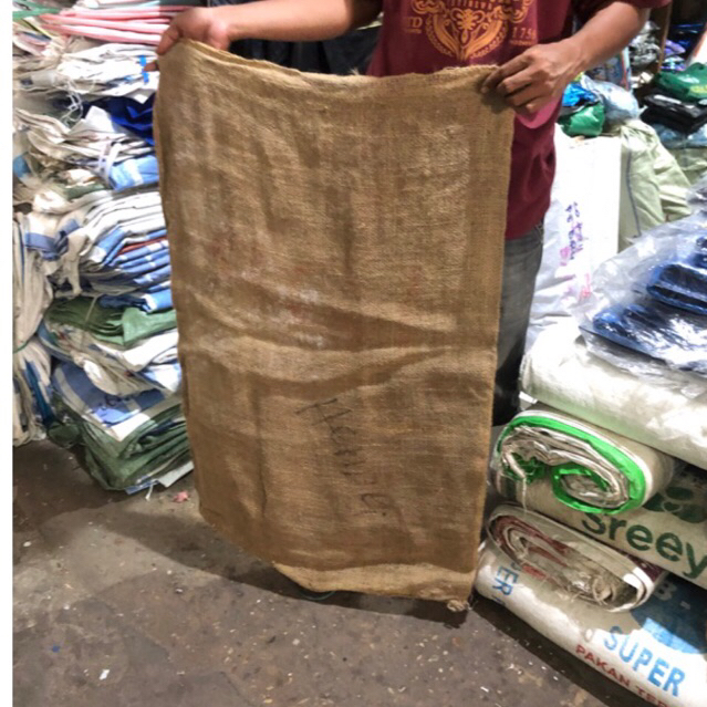 Karung Goni Bekas 50kg Bekas Kacang Bagus Layak Pakai /Lombok/Karung Lomba 17 Agustus