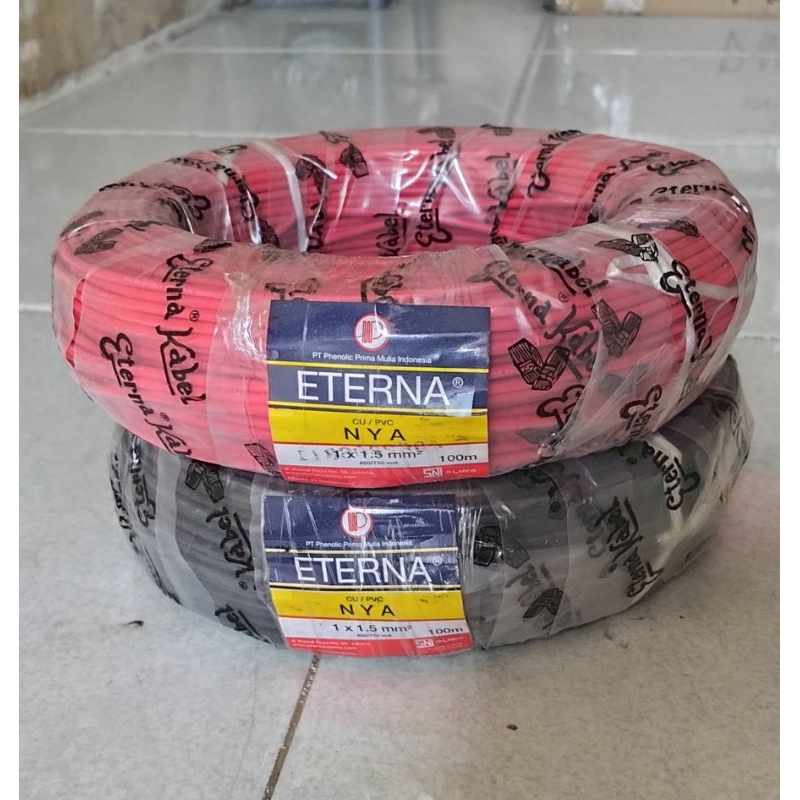 Kabel NYA 1x1,5 Eterna 100meter