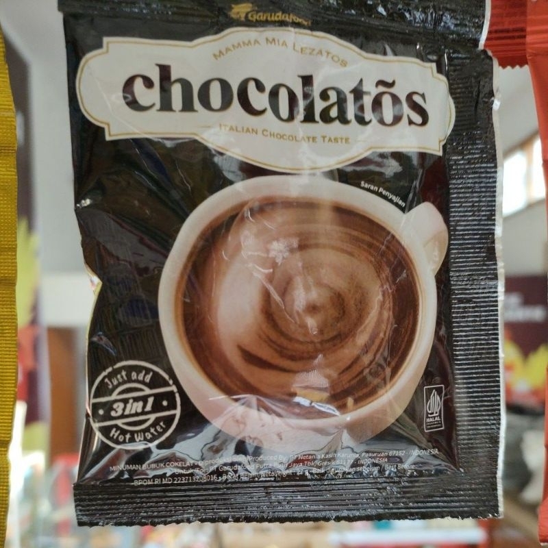 

Chocolatos minuman coklat instan 1 rentengan